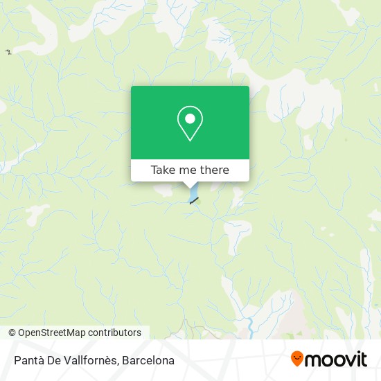 Pantà De Vallfornès map