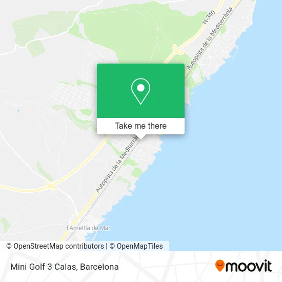 Mini Golf 3 Calas map