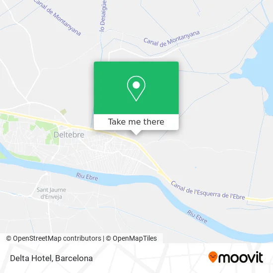 Delta Hotel map