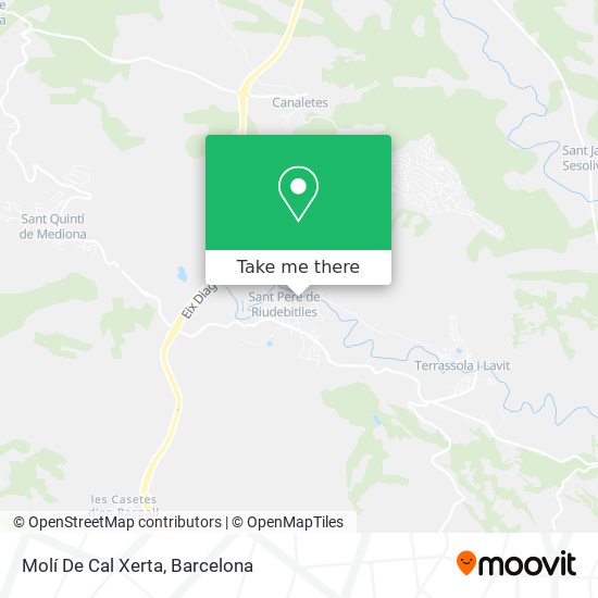 Molí De Cal Xerta map