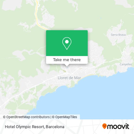 Hotel Olympic Resort map