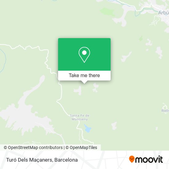 Turó Dels Maçaners map