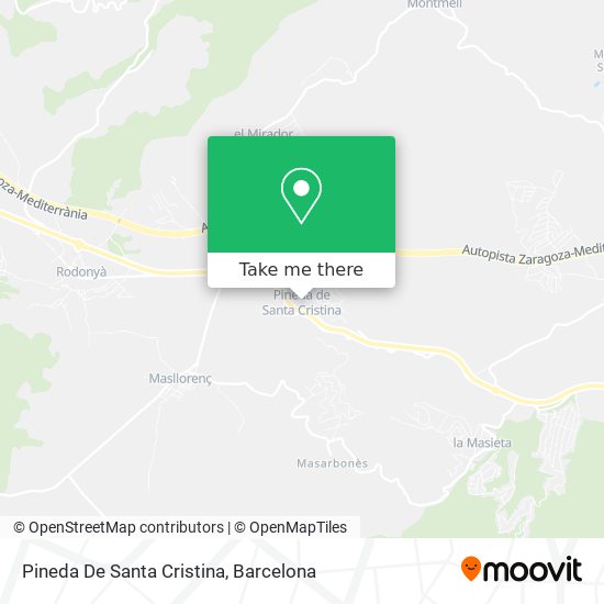 Pineda De Santa Cristina map