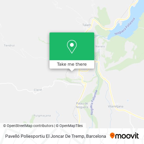 Pavelló Poliesportiu El Joncar De Tremp map