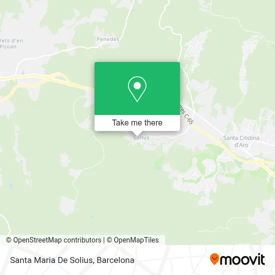 Santa Maria De Solius map