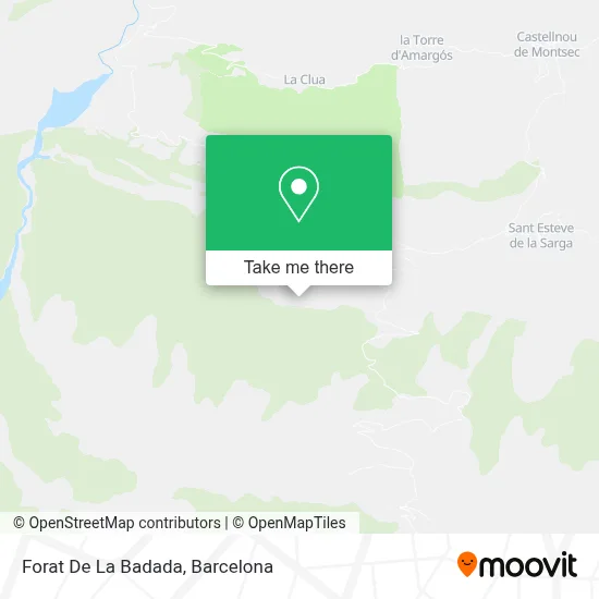 Forat De La Badada map