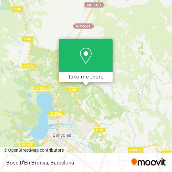 Bosc D'En Bronsa map