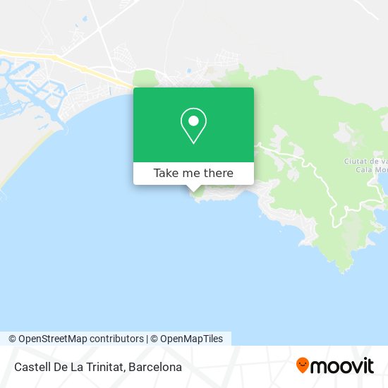 Castell De La Trinitat map