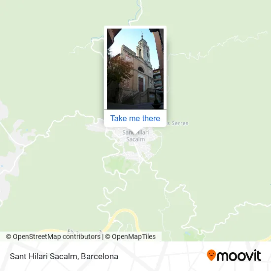 Sant Hilari Sacalm map