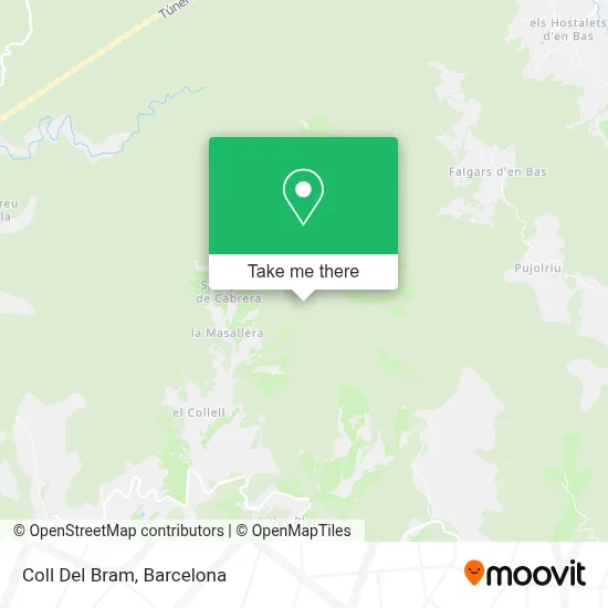 Coll Del Bram map