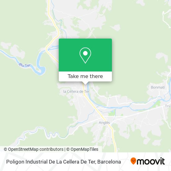Poligon Industrial De La Cellera De Ter map