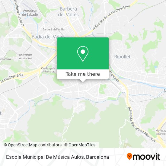 Escola Municipal De Música Aulos map