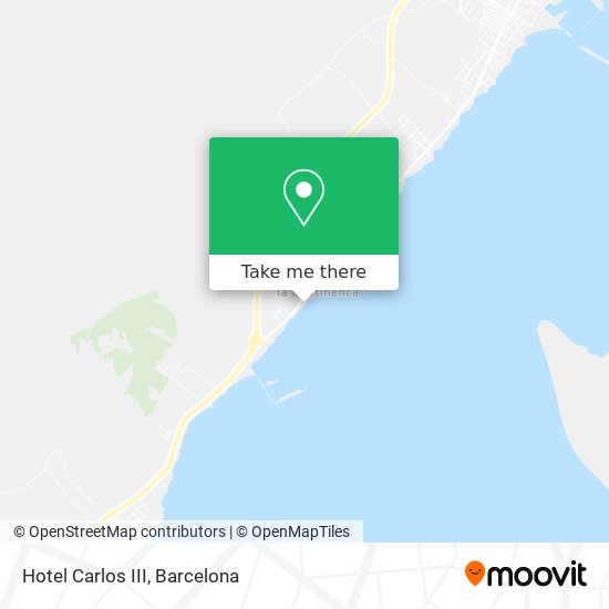 Hotel Carlos III map