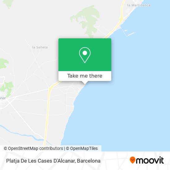 Platja De Les Cases D'Alcanar map