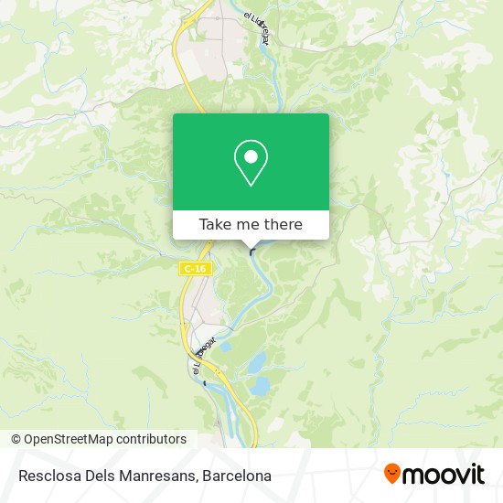 Resclosa Dels Manresans map