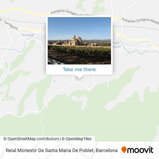 Reial Monestir De Santa Maria De Poblet map