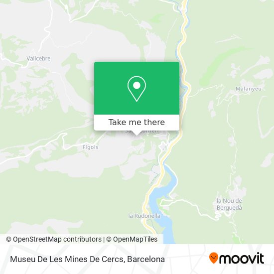 Museu De Les Mines De Cercs map