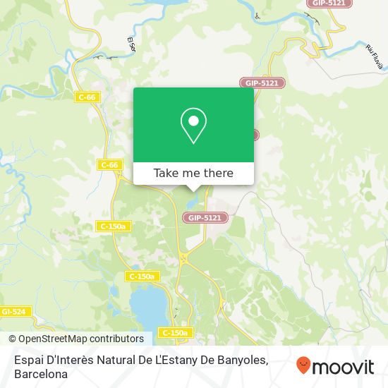 Espai D'Interès Natural De L'Estany De Banyoles map