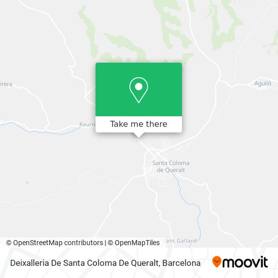 Deixalleria De Santa Coloma De Queralt map