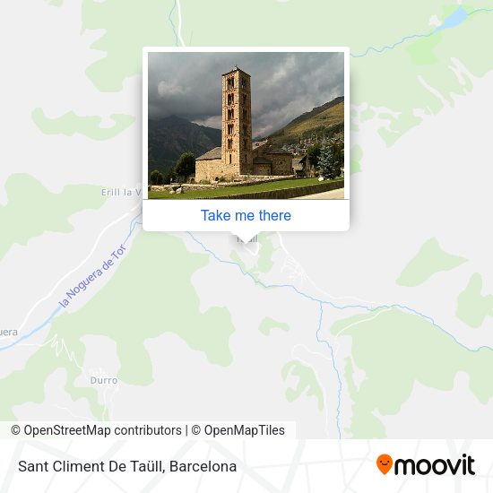 Sant Climent De Taüll map