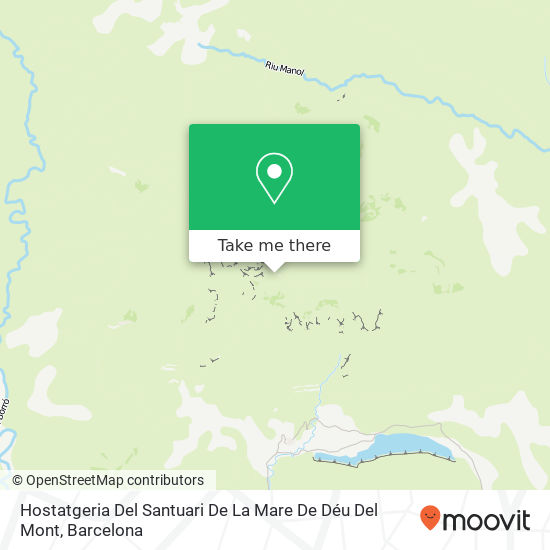 Hostatgeria Del Santuari De La Mare De Déu Del Mont map