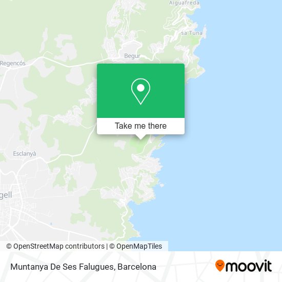 Muntanya De Ses Falugues map