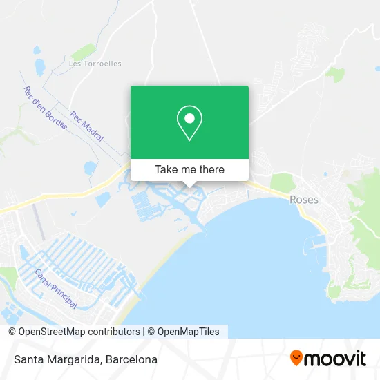 Santa Margarida map
