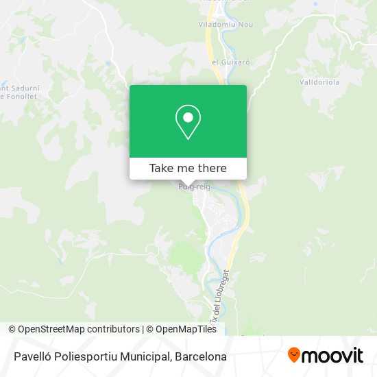 Pavelló Poliesportiu Municipal map