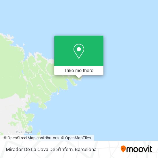Mirador De La Cova De S'Infern map