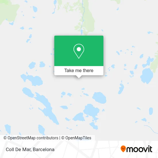 Coll De Mar map