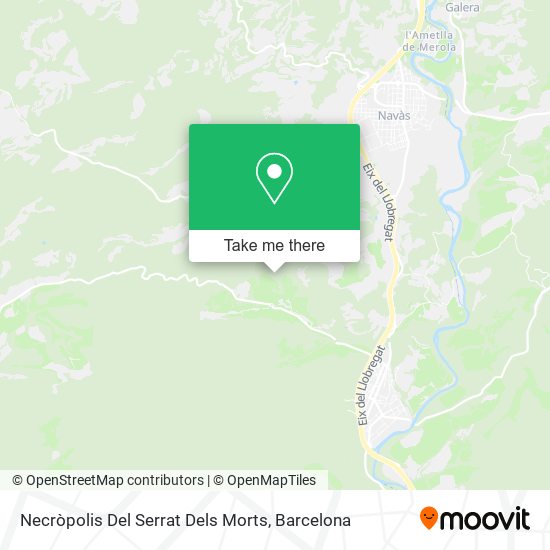 Necròpolis Del Serrat Dels Morts map