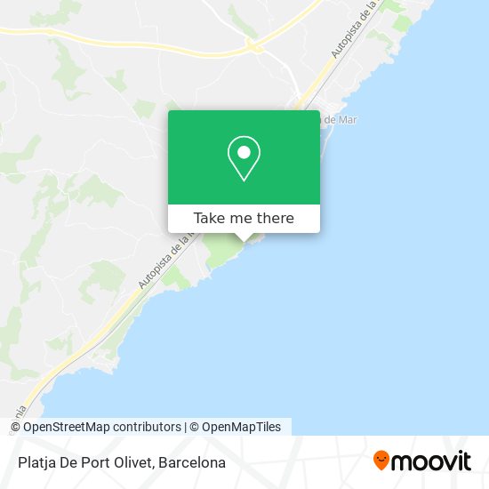 Platja De Port Olivet map