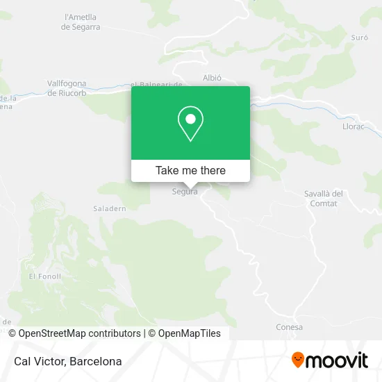 Cal Victor map