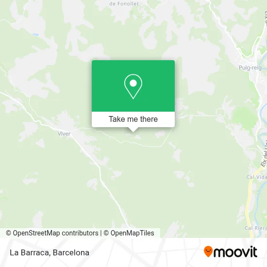 La Barraca map
