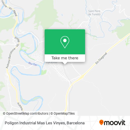 Polígon Industrial Mas Les Vinyes map