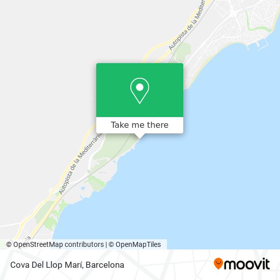 Cova Del Llop Marí map