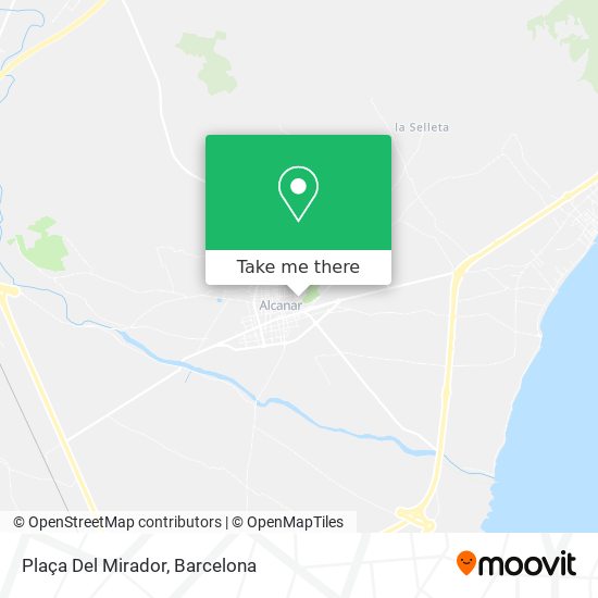 Plaça Del Mirador map