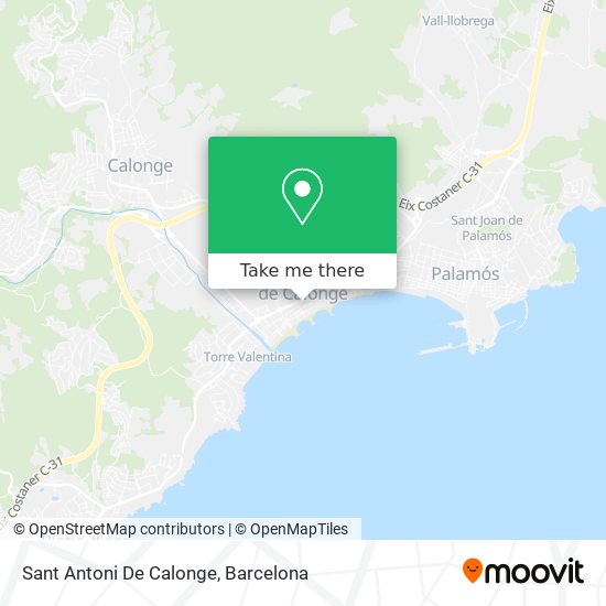 Sant Antoni De Calonge map