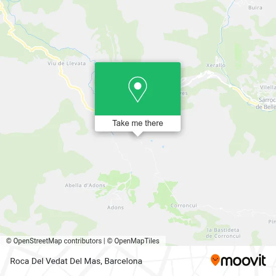 Roca Del Vedat Del Mas map