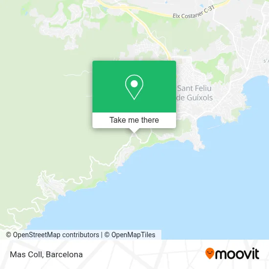 mapa Mas Coll