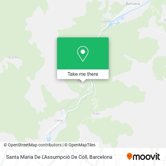 Santa Maria De L’Assumpció De Cóll map