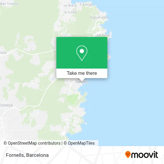 Fornells map