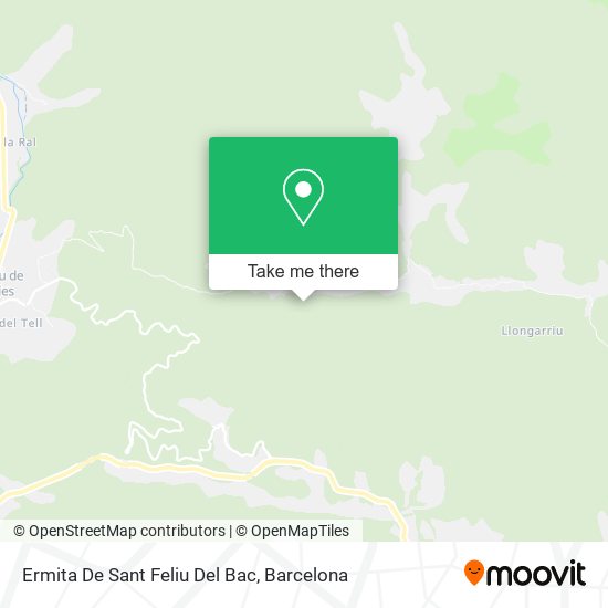 Ermita De Sant Feliu Del Bac map
