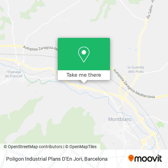 Polígon Industrial Plans D'En Jori map