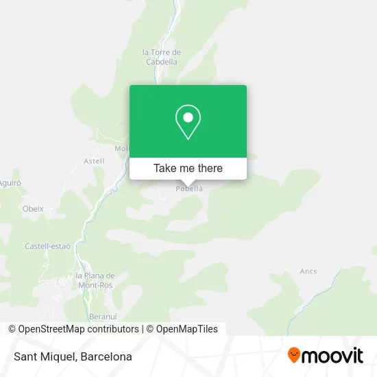 Sant Miquel map