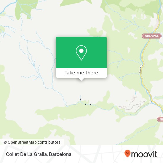 Collet De La Gralla map