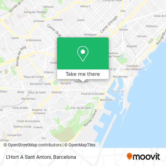 L'Hort A Sant Antoni map