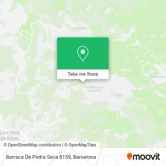 Barraca De Pedra Seca 8159 map