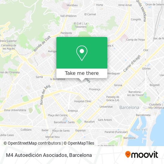 M4 Autoedición Asociados map