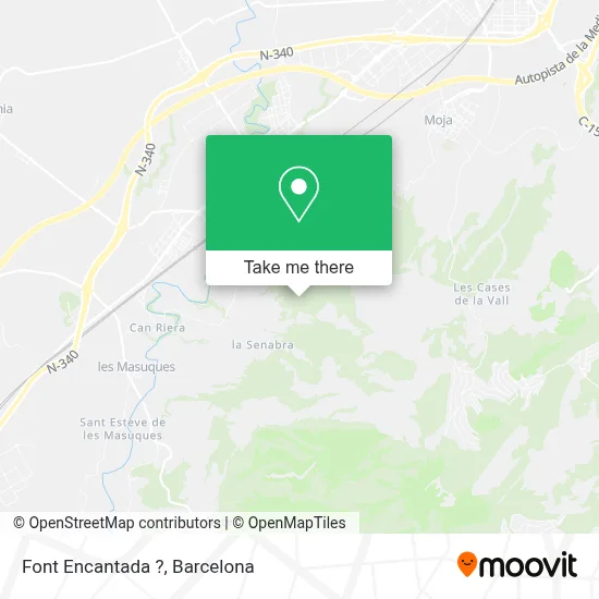 Font Encantada ? map